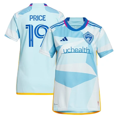 Maillot adidas Jack Price Light Blue Colorado Rapids 2023 New Day Kit pour femme