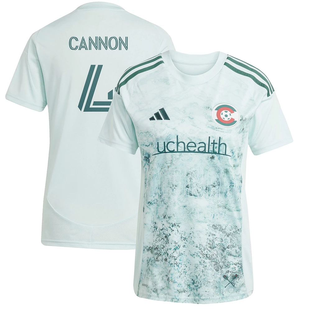 Maillot réplique de joueur adidas Reggie Cannon Green Colorado Rapids 2025 Headwaters pour femme