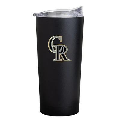 Feuille noire des Rocheuses du Colorado 20oz. Gobelet à revêtement en poudre