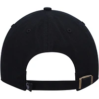 Men's '47  Black Colorado Rockies Team Pride Clean Up Adjustable Hat
