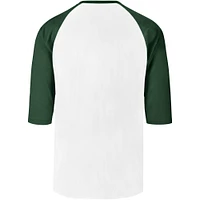 Men's '47 Cream Colorado Rockies City Connect Crescent Franklin Raglan 3/4-Sleeve T-Shirt
