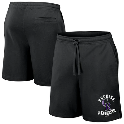 Collection Darius Rucker pour homme par Fanatics - Short noir Colorado Rockies Team Color