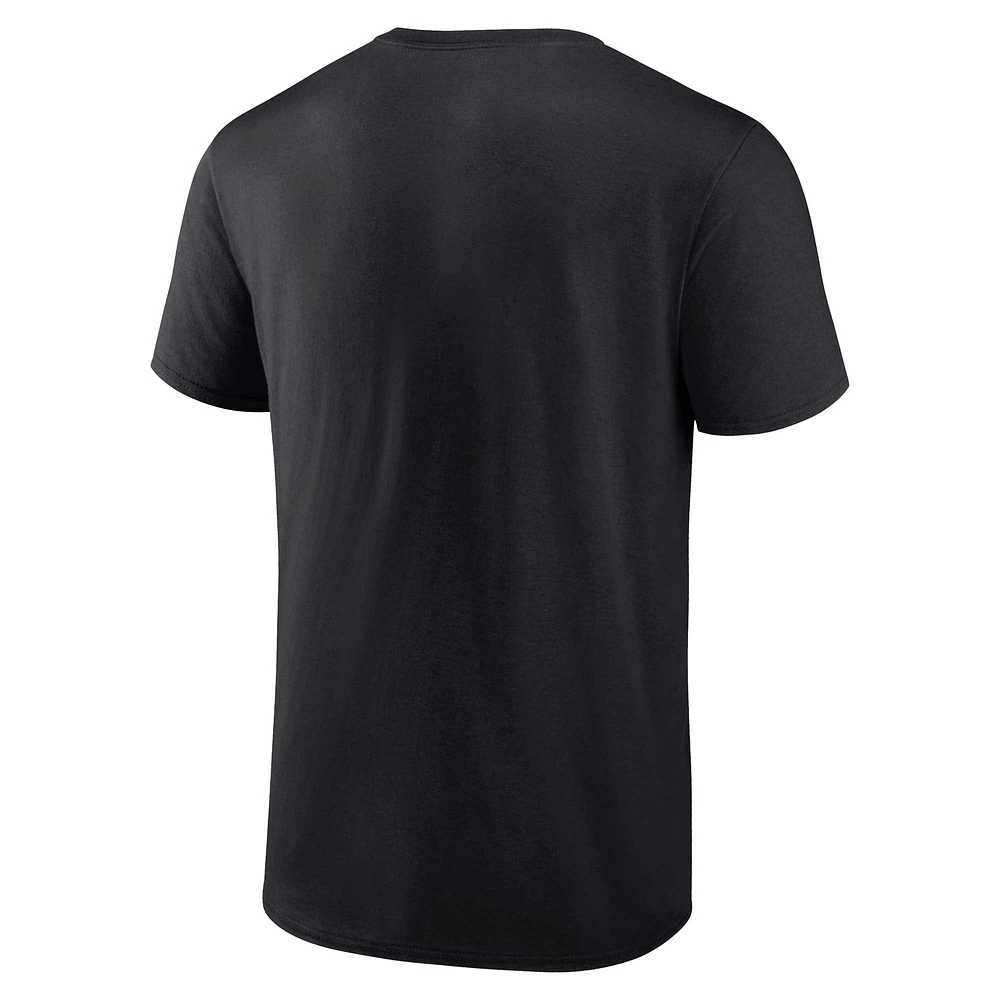 Men's Fanatics Black/White Colorado Rockies Two-Pack Combo T-Shirt Set