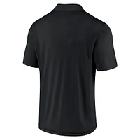 Polo noir Fanatics pour hommes des Rockies du Colorado avec séquence de victoires