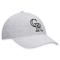 Men's Fanatics Gray Colorado Rockies Logo Adjustable Hat