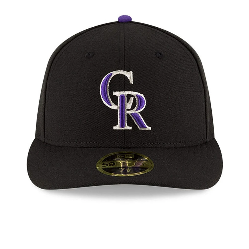 Men's New Era Black Colorado Rockies National Baseball Hall of Fame Low Profile 59FIFTY Fitted Hat