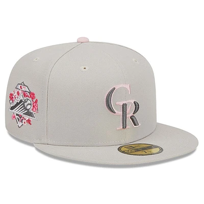 Casquette ajustée New Era Colorado Rockies 2023 pour la fête des mères sur le terrain 59FIFTY homme