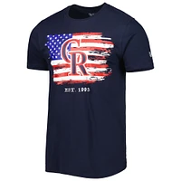 Men's New Era Navy Colorado Rockies 4th of July Jersey T-Shirt