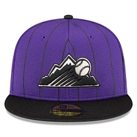Casquette ajustée 59FIFTY pour hommes des Colorado Rockies 2024 New Era