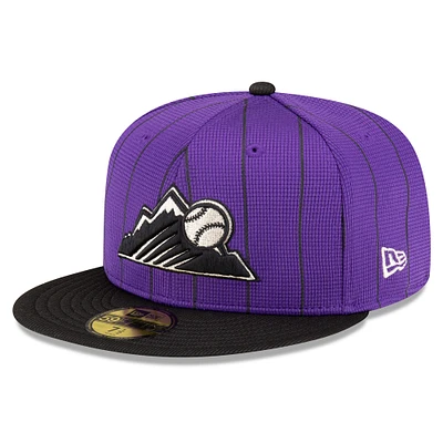 Casquette ajustée 59FIFTY pour hommes des Colorado Rockies 2024 New Era