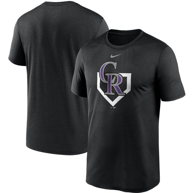 T-shirt Nike Icon Legend Performance pour hommes, noir, Colorado Rockies