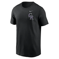 Men's Nike Black Colorado Rockies Mile High Local Team T-Shirt