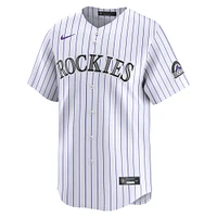 Men's Nike  White Colorado Rockies Home Limited Player Jersey