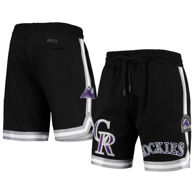 Short d'équipe Colorado Rockies Pro Standard noir pour homme