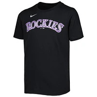 Youth Nike Kris Bryant Black Colorado Rockies Player Name & Number T-Shirt