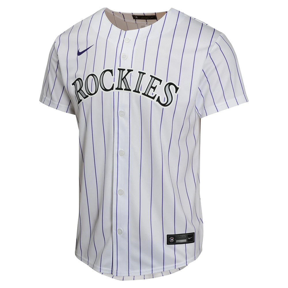 Youth Nike Kris Bryant White Colorado Rockies Home Game Player Jersey
