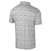 Men's Colosseum Black Colorado State Rams It's Time! Allover Print Polo