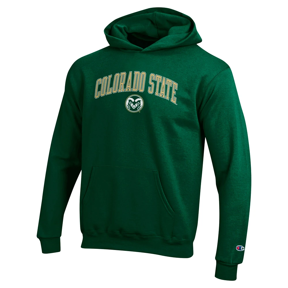 Youth Champion Green Colorado State Rams Campus Pullover Hoodie