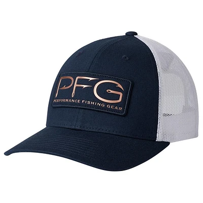 Casquette de camionneur ajustable PFG pour femmes de Columbia - bleu marine