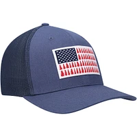 Men's Columbia Blue Tree Flag Logo Flex Hat