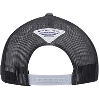 Men's Columbia Charcoal/ PFG Hooks Snapback Hat