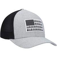 Men's Columbia Heathered Gray Tree Flag Flex Hat