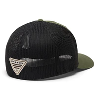 Men's Columbia Olive/Black PHG Antlers Mesh Flex Hat