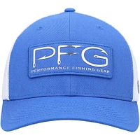 Men's Columbia Royal/White PFG Hooks Ball Flex Hat