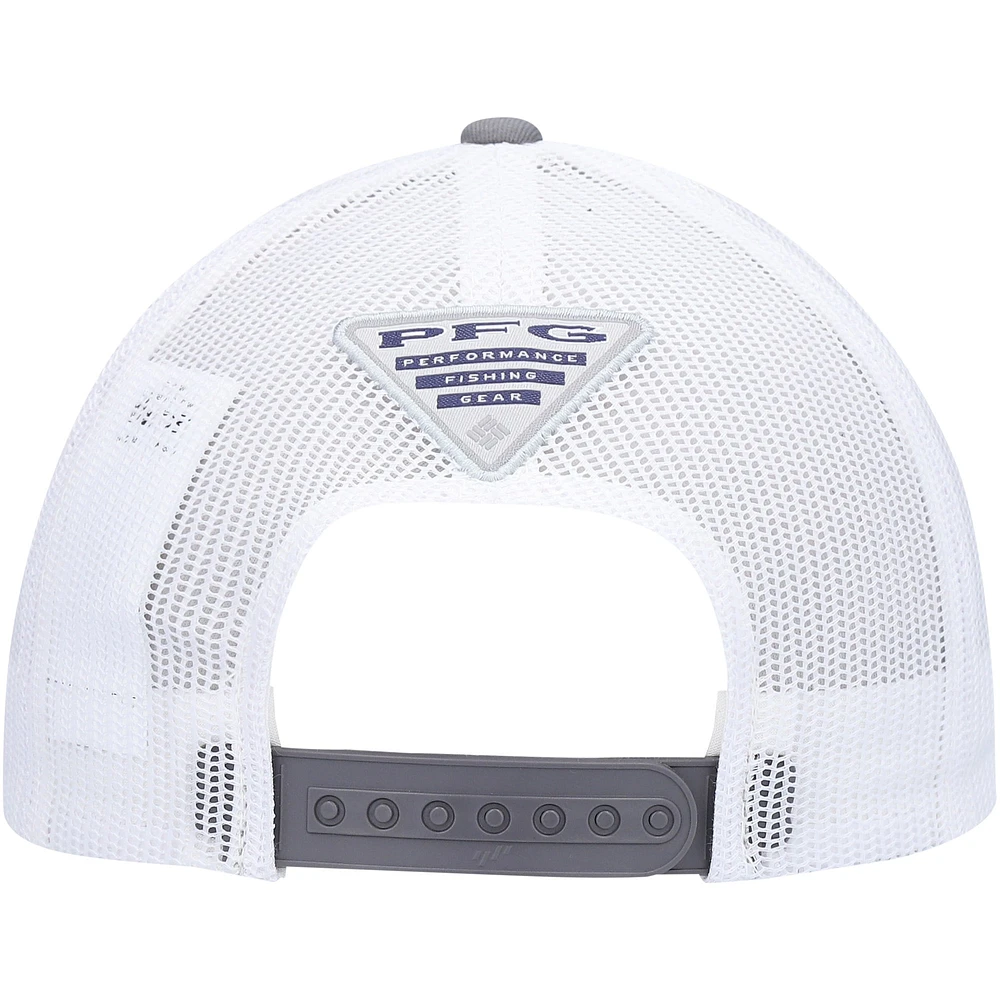 Women's Columbia Graphite PFG Trucker Snapback Hat