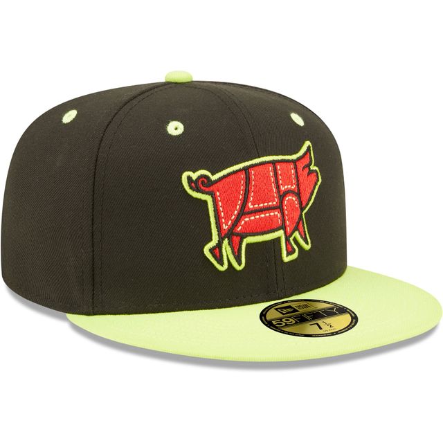 Casquette ajustée 59FIFTY Chicharrones De Columbia Copa La Diversion New Era pour homme, noir/vert