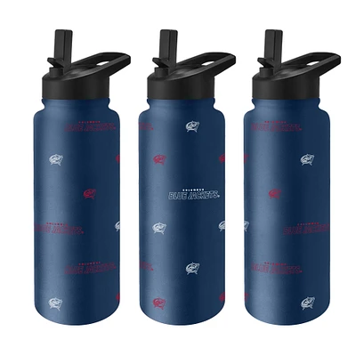 Bouteille de boisson rafraîchissante Steep and Repeat de 34 oz des Blue Jackets de Columbus