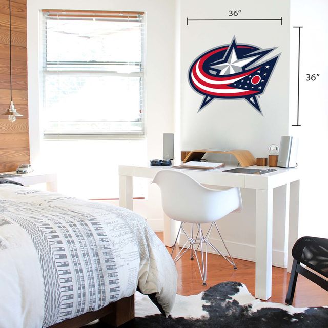 Columbus Blue Jackets - 36'' x 36'' Team Repositional Vinyl Sticker Mural