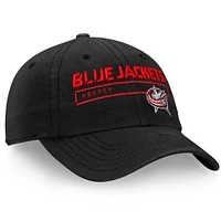 Men's Fanatics  Black Columbus Blue Jackets Authentic Pro Rinkside Fundamental Adjustable Hat