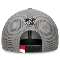 Men's Fanatics Gray Columbus Blue Jackets Authentic Pro Home Ice Trucker Adjustable Hat