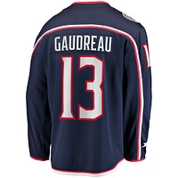 Men's Fanatics Johnny Gaudreau Navy Columbus Blue Jackets Breakaway Player Jersey
