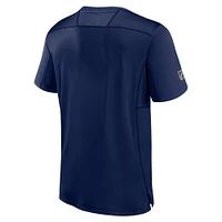 Men's Fanatics  Navy Columbus Blue Jackets Authentic Pro Tech T-Shirt