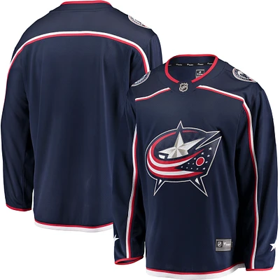Maillot Fanatics Columbus Blue Jackets Breakaway Home pour hommes, bleu marine