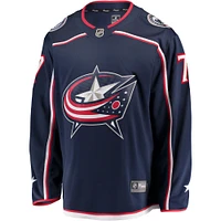 Men's Fanatics Sean Kuraly Navy Columbus Blue Jackets Home Breakaway Player Jersey