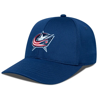 Casquette ajustable structurée Zephyr Insignia Core pour homme de la marine Columbus Blue Jackets