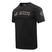 Men's Pro Standard Black Columbus Blue Jackets Wordmark T-Shirt