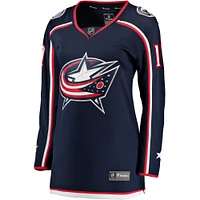 Women's Fanatics Justin Danforth Navy Columbus Blue Jackets Home Breakaway Player Jersey