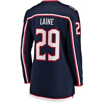 Women's Fanatics Patrik Laine Navy Columbus Blue Jackets Home Breakaway Jersey