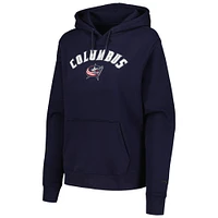 Pull à capuche en chenille classique Pro Standard Navy Columbus Blue Jackets pour femmes