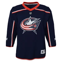 Youth  Navy Columbus Blue Jackets Home Replica Jersey