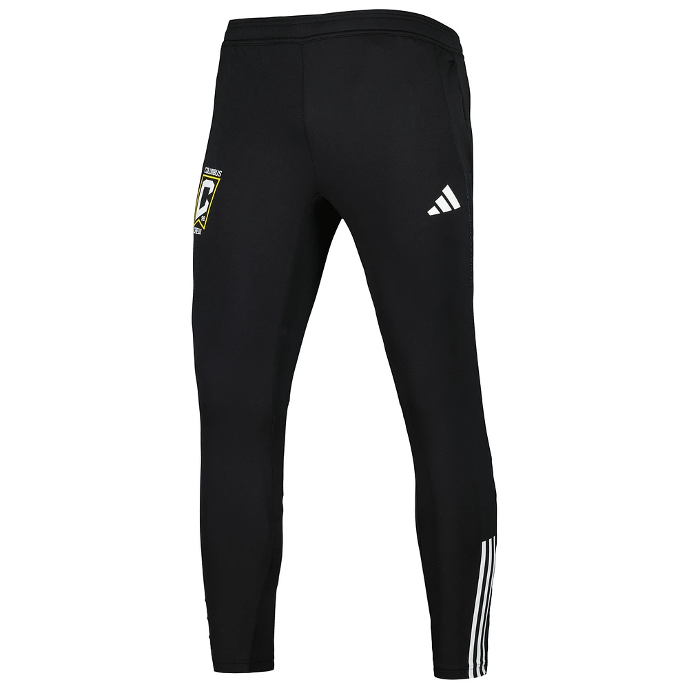 Pantalon d'entraînement adidas Columbus Crew 2023 On-Field Team Crest AEROREADY noir pour homme