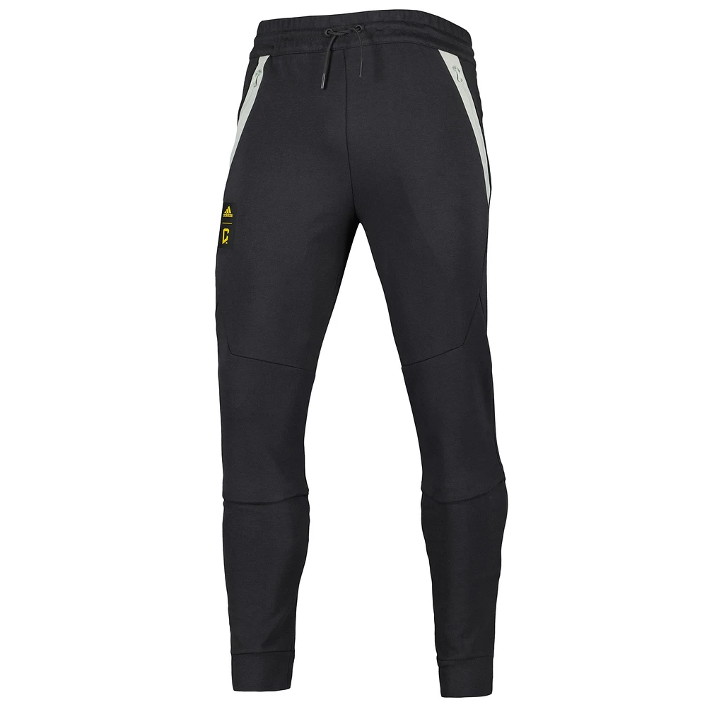 Men's adidas Charcoal Columbus Crew 2023 Player Club Travel Pants