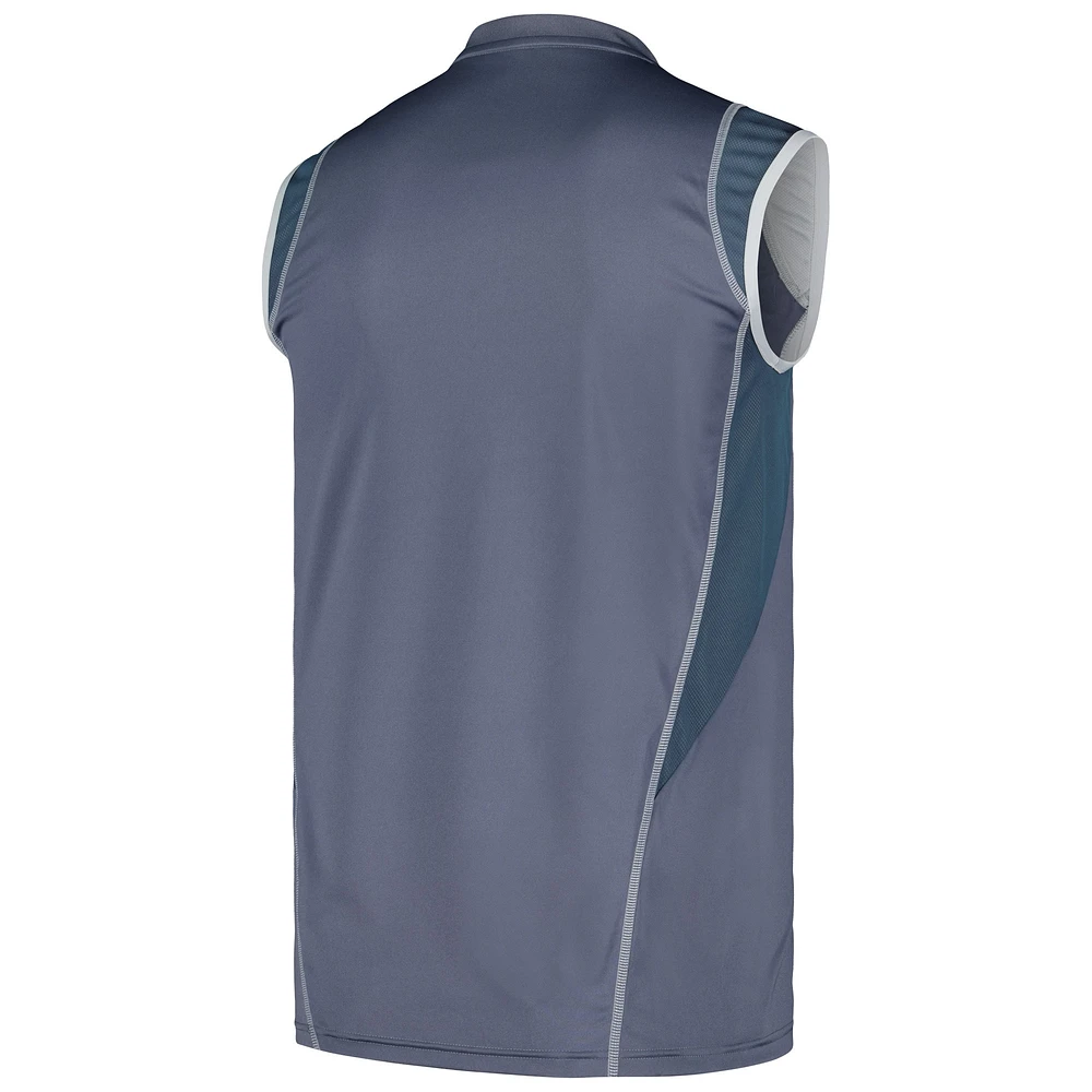 Men's adidas Gray Columbus Crew 2024 AREOREADY Sleeveless Training Jersey