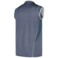 Men's adidas Gray Columbus Crew 2024 AREOREADY Sleeveless Training Jersey