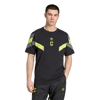 Maillot tendance noir Adidas Originals Columbus Crew pour homme, collection Culturewear