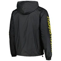 Veste coupe-vent à capuche et fermeture éclair complète Columbus Crew Graffiti de coloris noir pour hommes